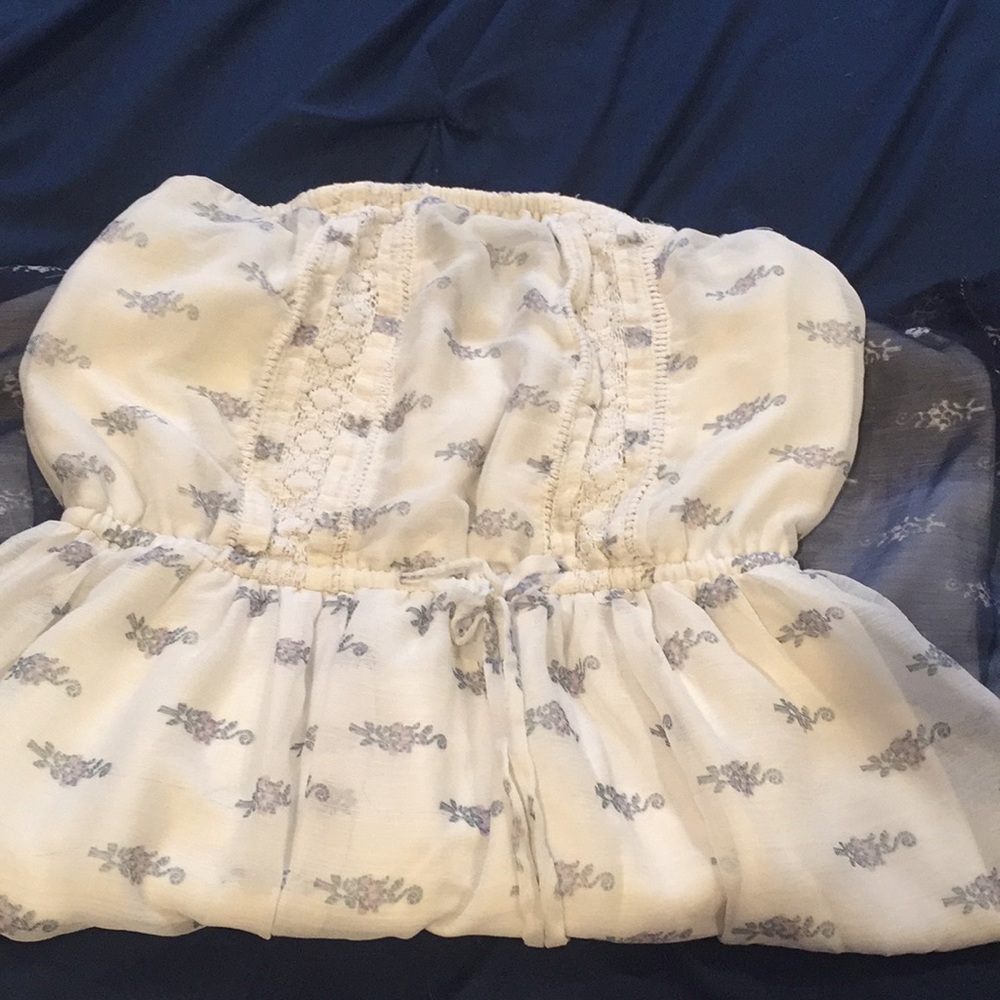 STRAPLESS MINI DRESS